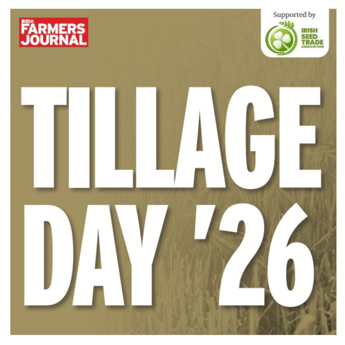 Tillage Day 2026 event artwork: Thursday 5 November, Keadeen Hotel, Newbridge, Co Kildare